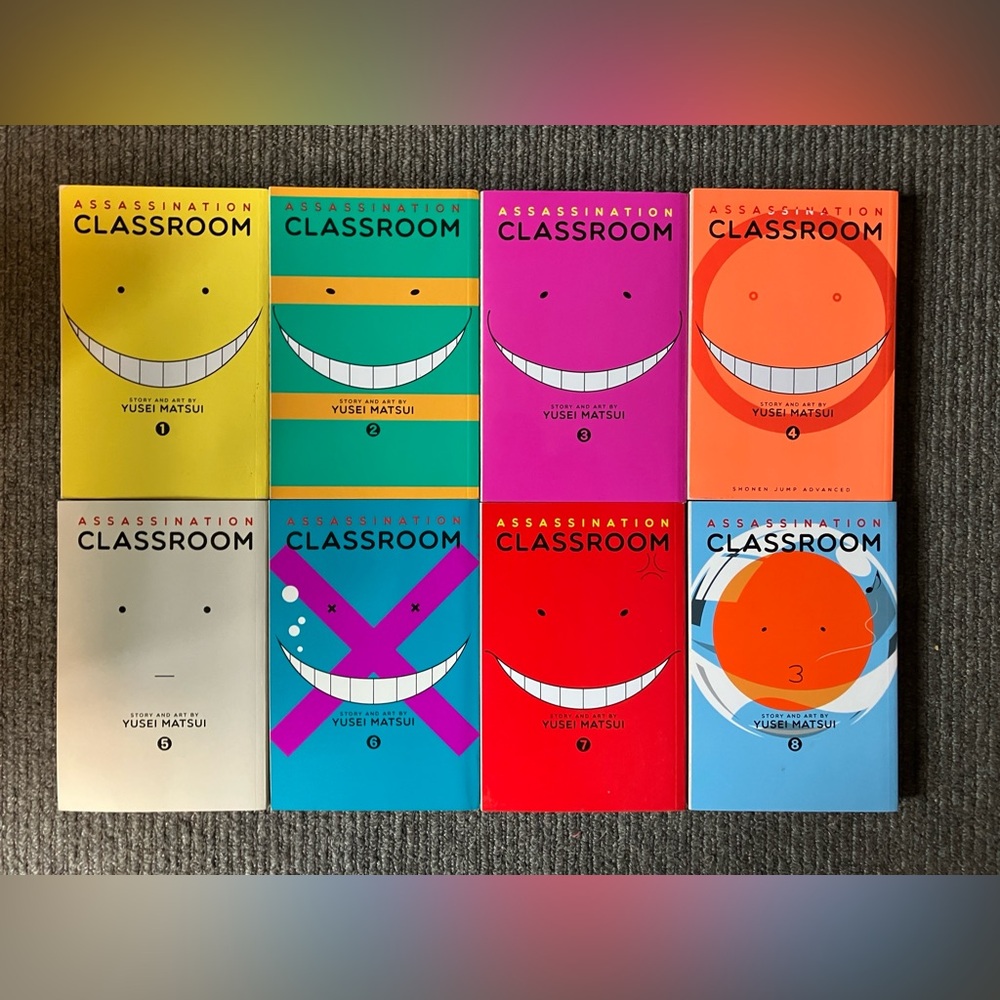 Assassination Classroom 1-8 & Koro Kensei figure